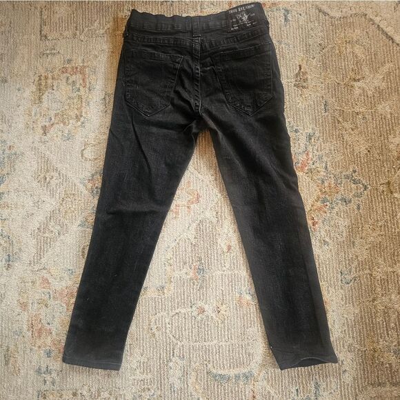 True Religion Roco Relaxed Skinny Sz 30 With 28" Inseam - Picture 2 of 5